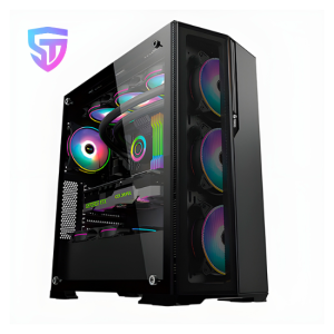 Case Gamer Teros TE1175N, Mid Tower, Negro, USB 3.0, USB 2.0, Audio.