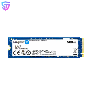 Unidad en estado solido Kingston 500GB NV3 PCIe 4.0 NVMe M.2 SSD